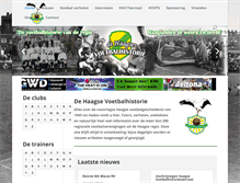 Tablet Screenshot of dehaagsevoetbalhistorie.nl